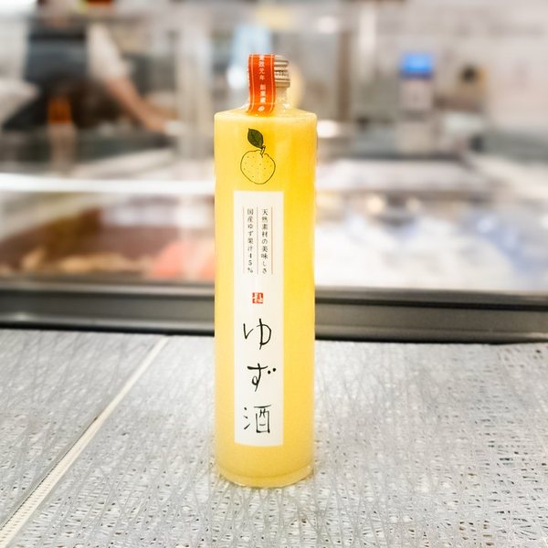 ゆず酒の瓶