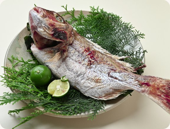鯛の姿焼き